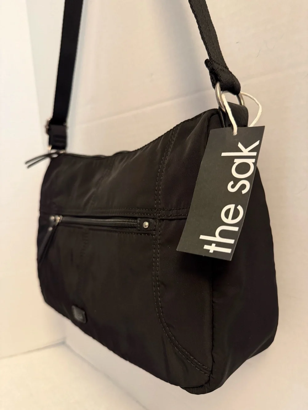 🖤 The Sak Esperato Recycled Nylon Crossbody/Hobo Bag NWT Black